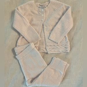Baby Barefoot dreams cardigan set, size 6-12 months, NWT